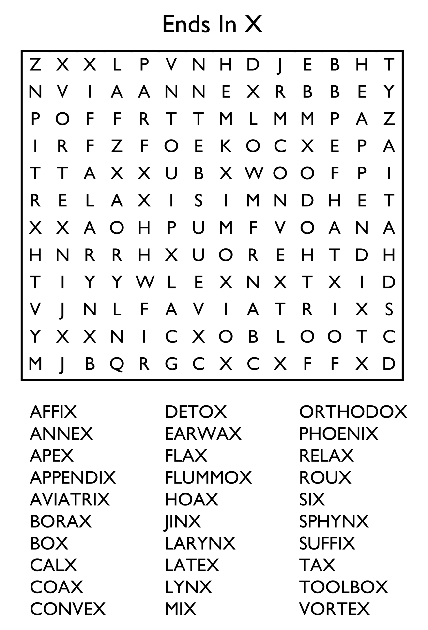 10 Free Printable Word Search Puzzles regarding Word Search Puzzles Printable Adults