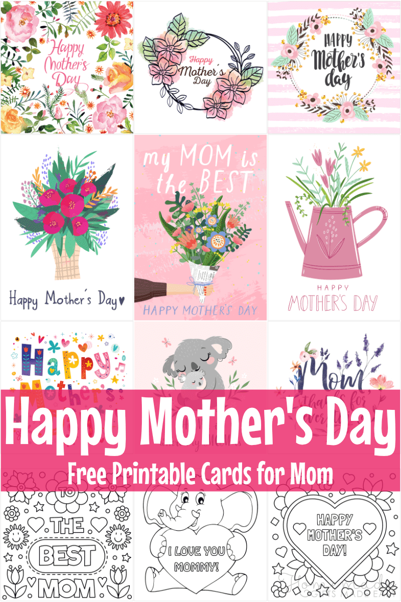 132 Free Printable Mother'S Day Cards For Your Mom throughout Mother'S Day Printable Cards