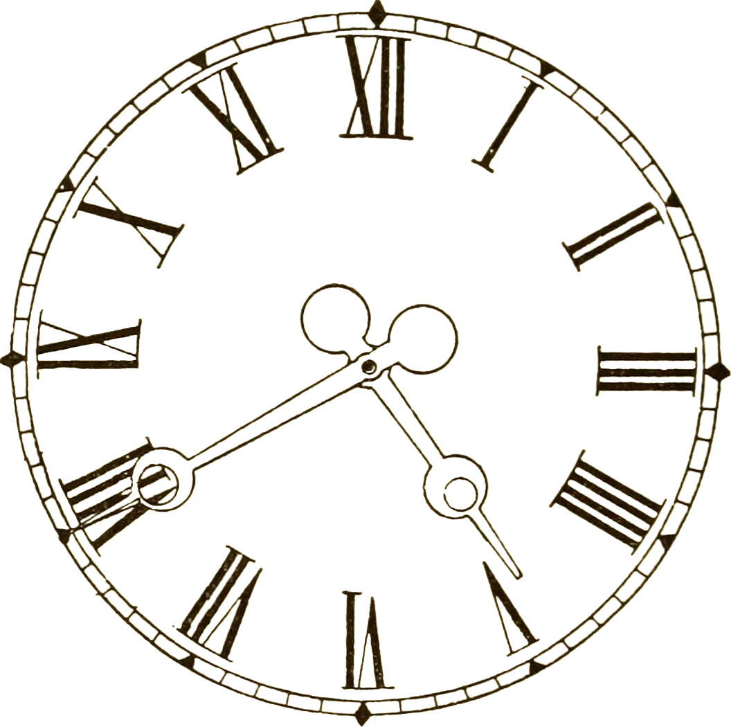 16 Clock Face Images - Print Your Own! - The Graphics Fairy with Clock Face and Hands Printable