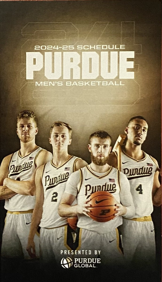 2024-2025 Purdue Boilermakers Schedule 🏀College Basketball Sked for Purdue Men'S Basketball Schedule Printable