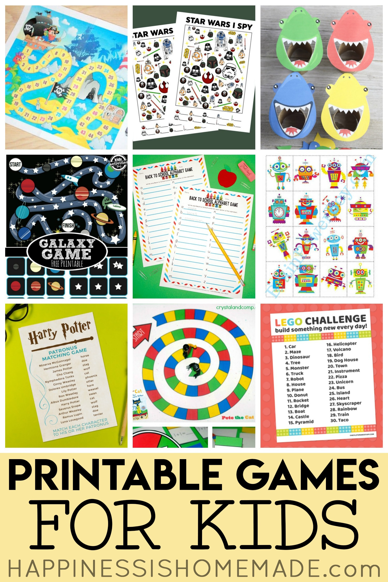 25 Fun Printable Games For Kids - Happiness Is Homemade inside Free Printable Games For Kids