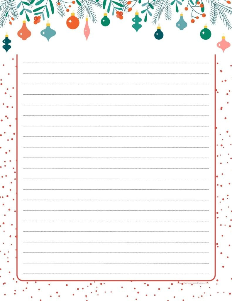30+ Free Printable Christmas Border Printable Templates - The inside Free Printable Christmas Writing Paper
