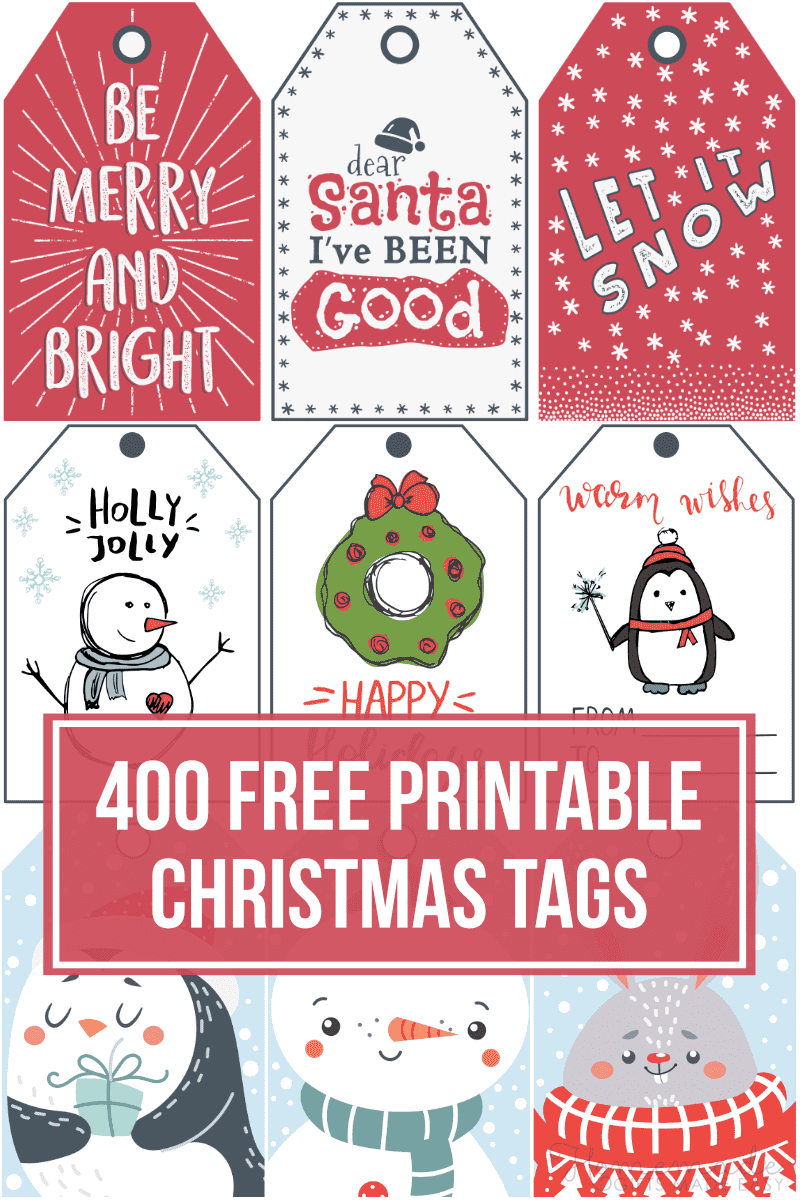 400+ Free Printable Christmas Tags For Your Holiday Gifts regarding Free Printable Christmas Tags Editable Word