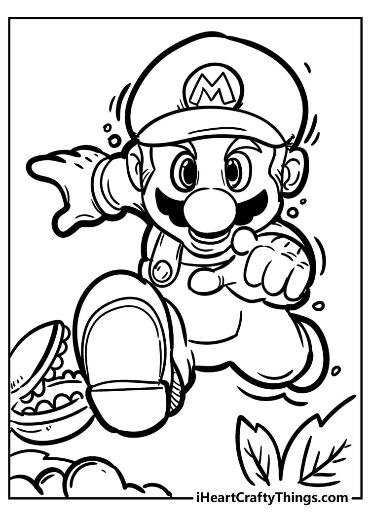 45 Super Mario Coloring Pages (100% Free Printables) intended for Super Mario Printables Free