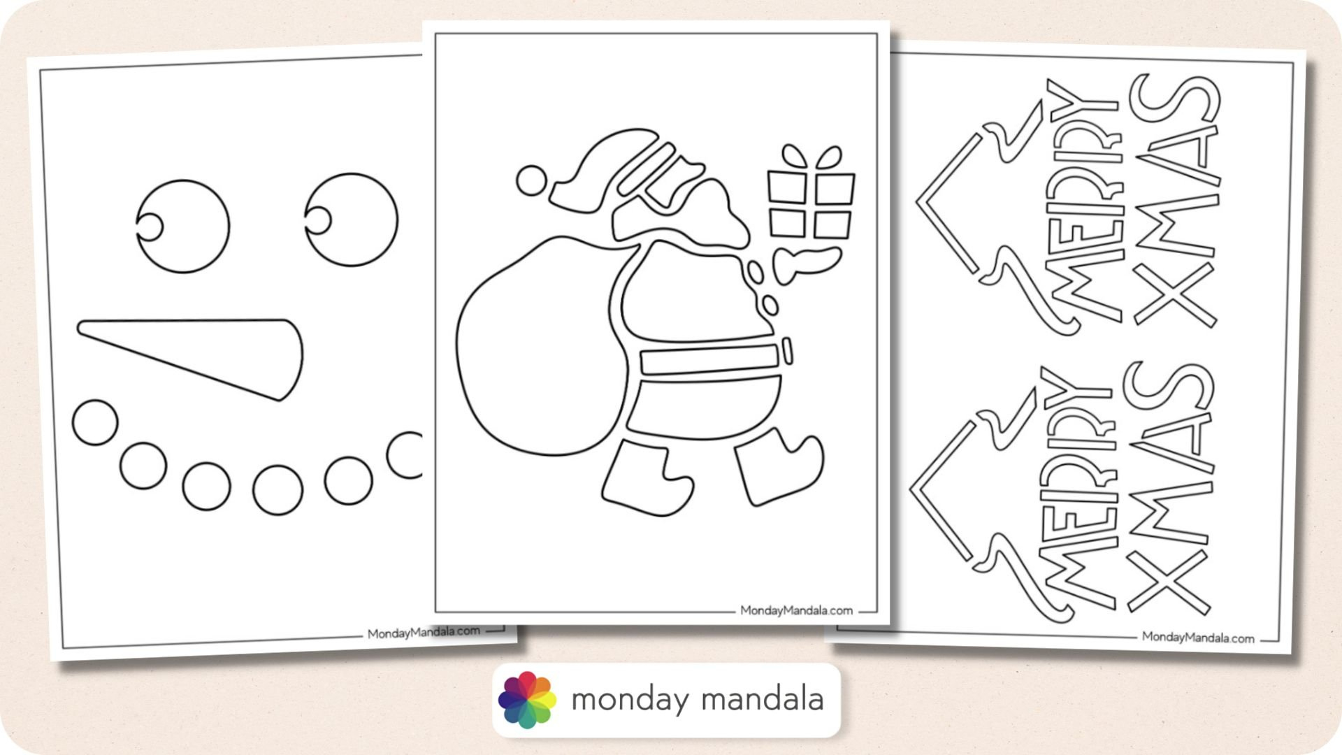 74 Christmas Stencils (Free Pdf Printables) throughout Free Printable Christmas Stencils