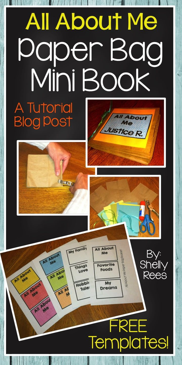 All About Me Paper Bag Booklets: A Diy Tutorial And Freebie in All About Me Bag Free Printable