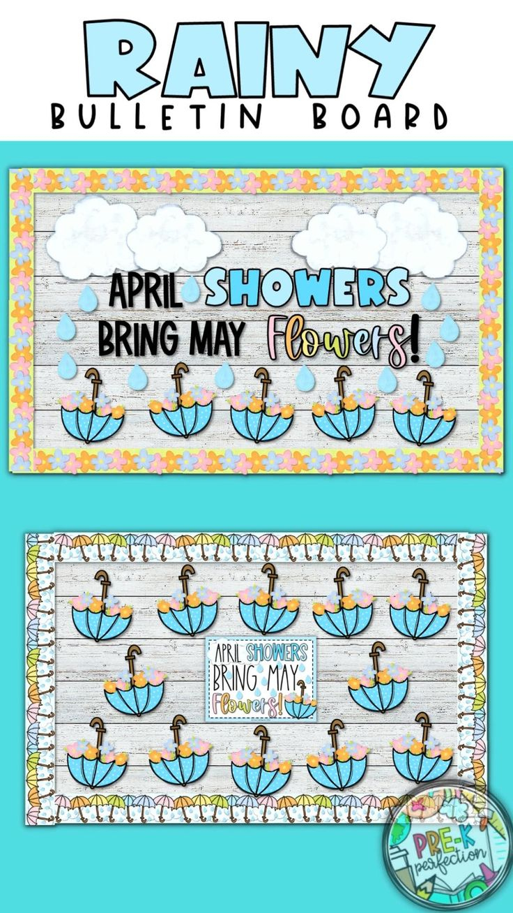 April Bulletin Board | April Showers Bring May Flowers | Spring regarding April Showers Bulletin Board Printable Free