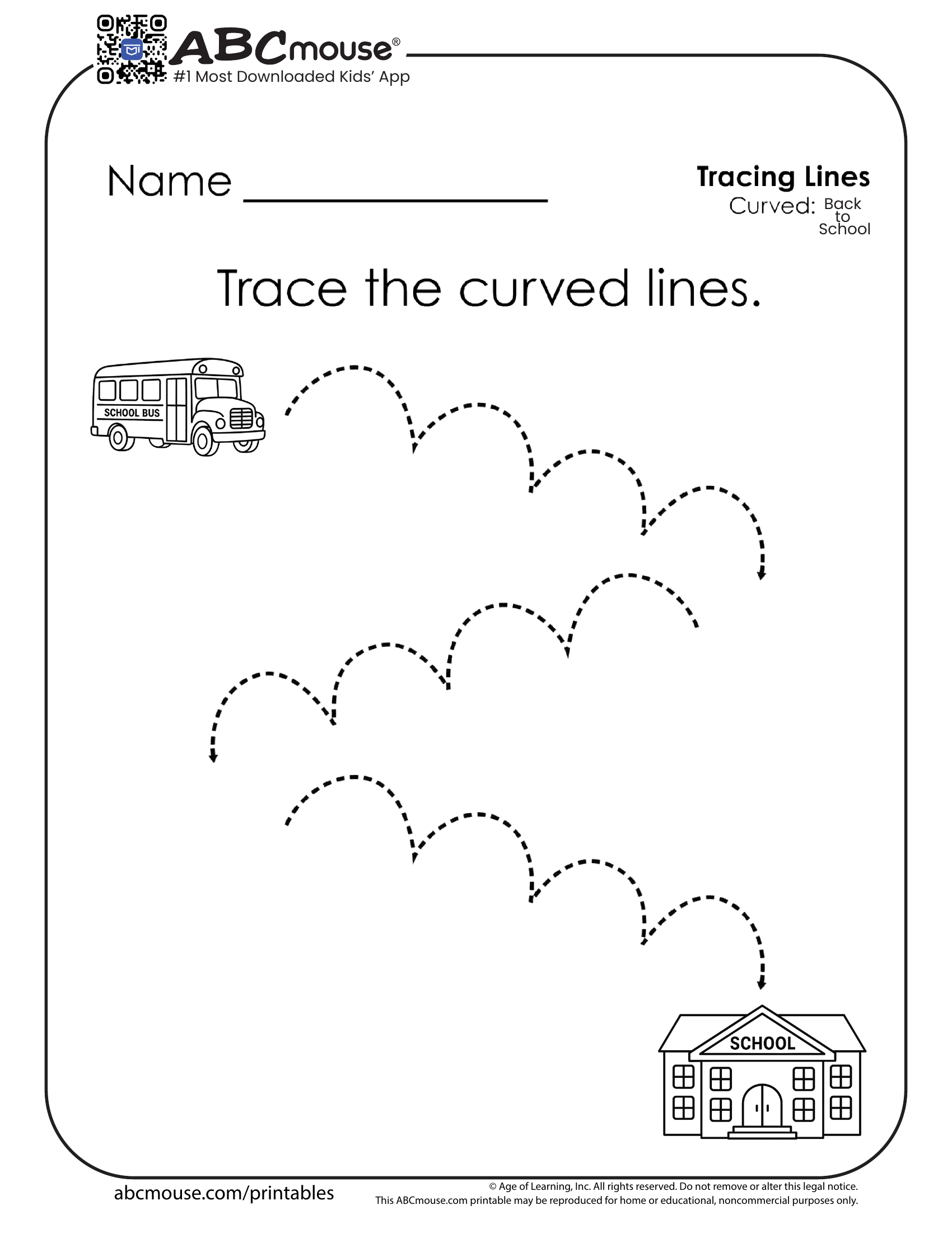 Back To School Worksheets For Kids | Abcmouse in Free Printables For Pre K