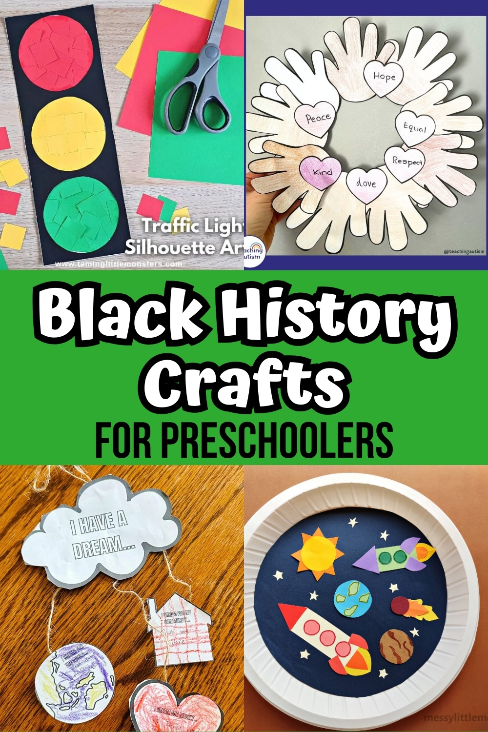 Black History Crafts For Preschoolers for Black History Month Preschool Printables
