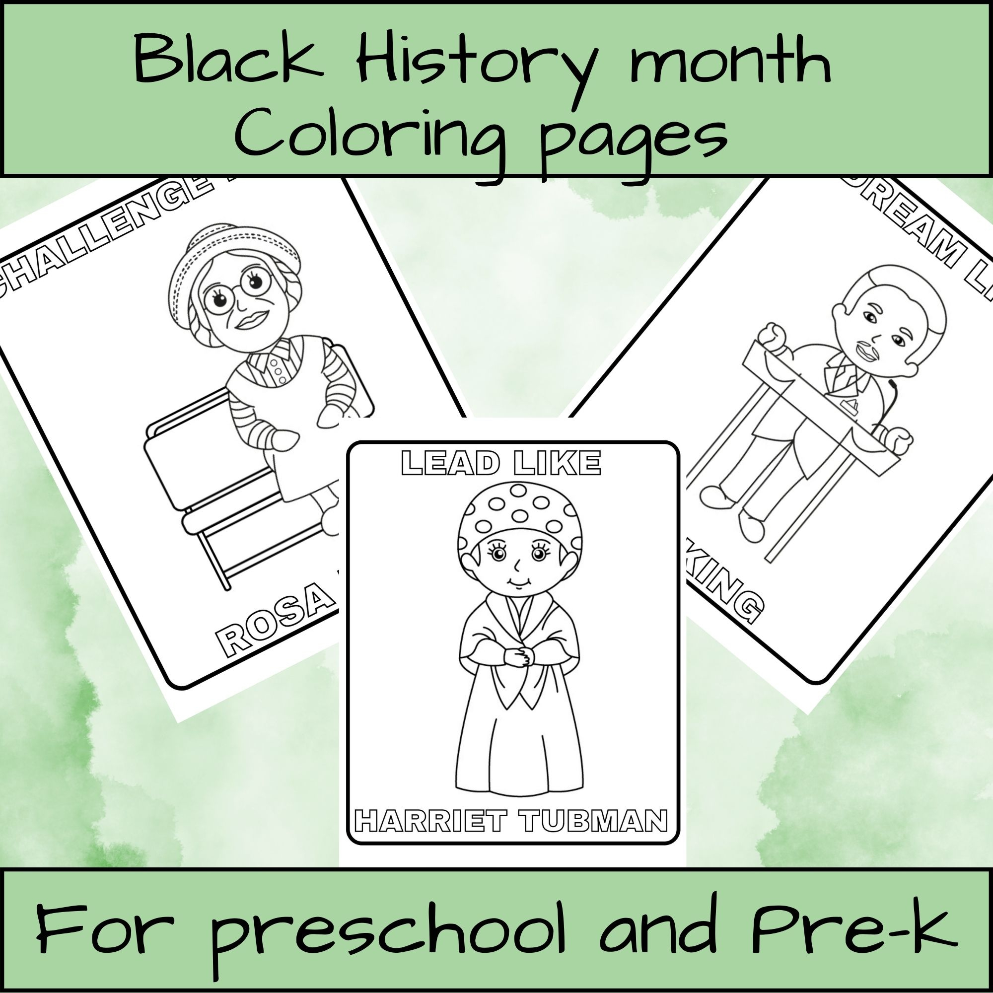 Black History Month Coloring Pages| Preschool And Pre-K| No Prep with regard to Black History Month Preschool Printables