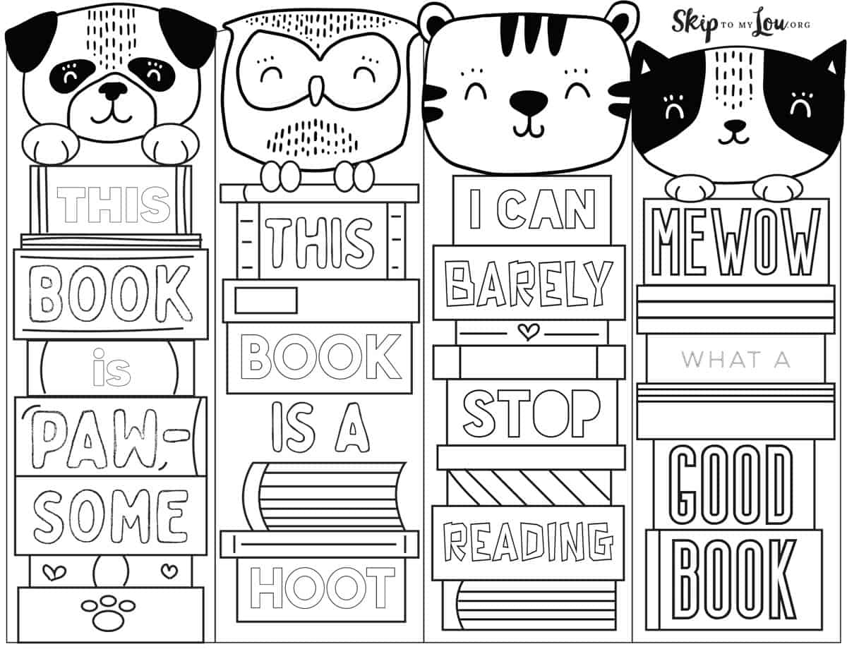 Bookmarks For Kids | Skip To My Lou - Worksheets Library intended for Free Printable Children'S Bookmarks