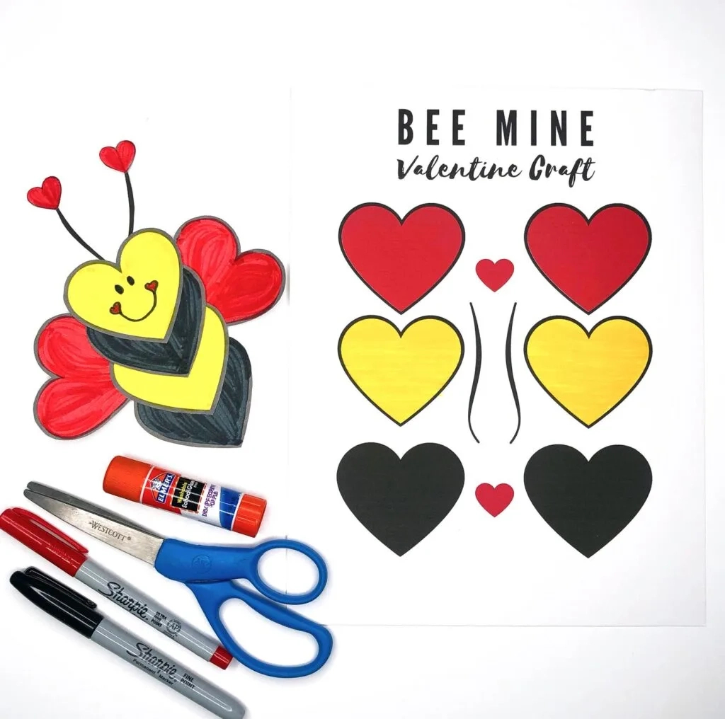 Cheap Bumble Bee Valentine Craft Deals Black Friday throughout Printable Valentine'S Day Crafts