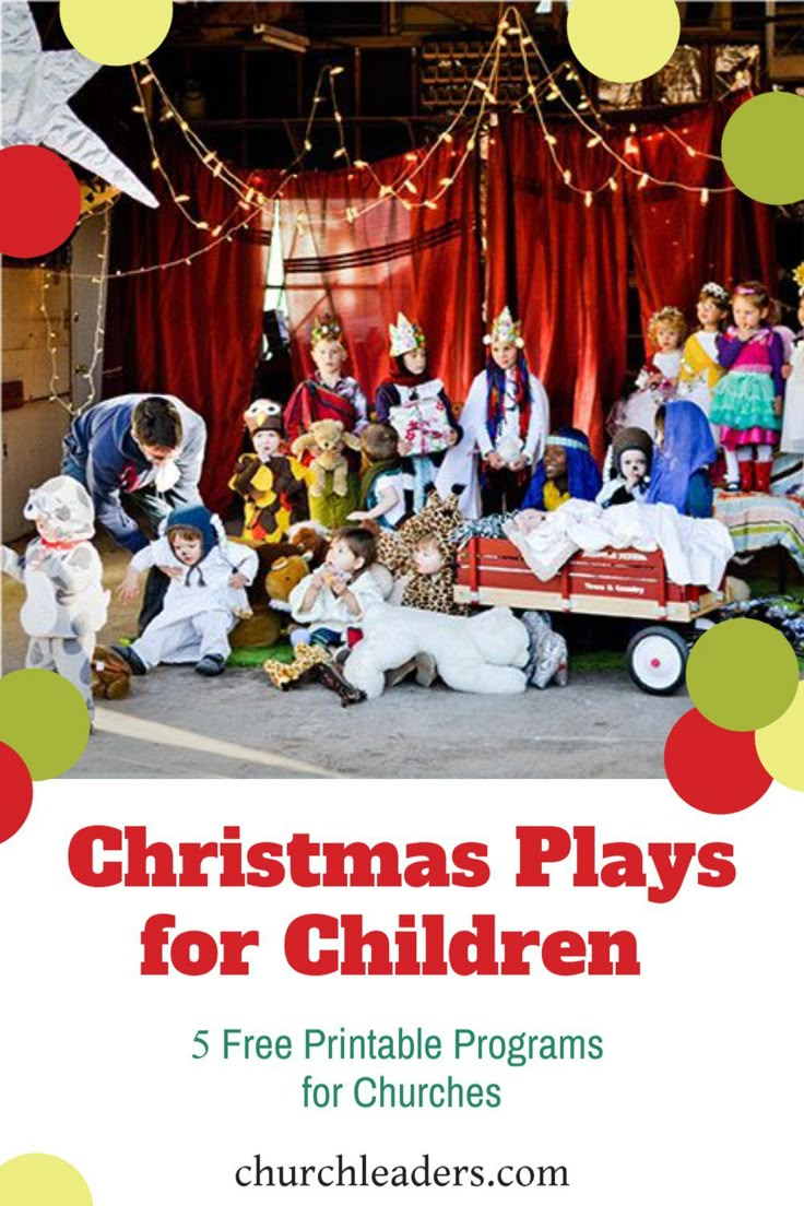 Children'S Christmas Plays For Church: 5 Free Programs for Free Printable Christmas Plays Church