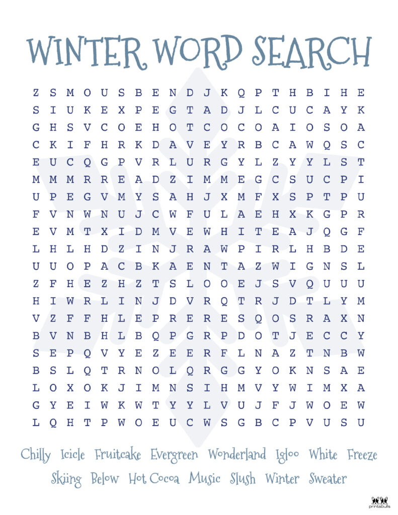 Christmas Word Searches - 25 Free Printables | Printabulls inside Christmas Word Search Printable Hard