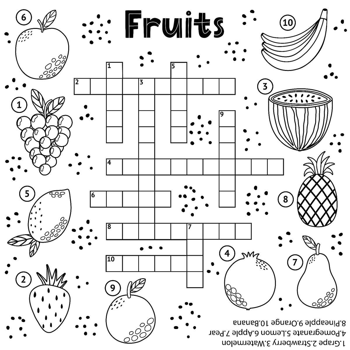 Crossword Puzzles For Kids: Fun & Free Printable Crossword Puzzle in Printable Crossword Puzzles For Kids