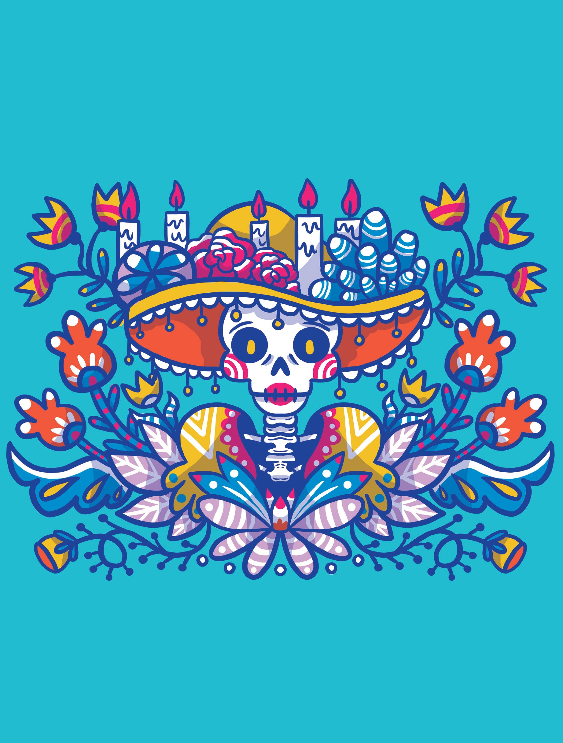Dia De Los Muertos | Printables - Free Coloring Pages & Learning pertaining to Dia De Los Muertos Printable Decorations