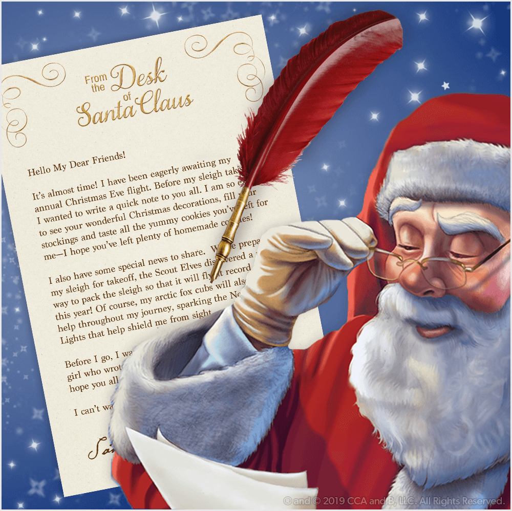 Download A Free, Printable Letter From Santa | The Elf On The Shelf intended for Letter From Santa Claus Printable