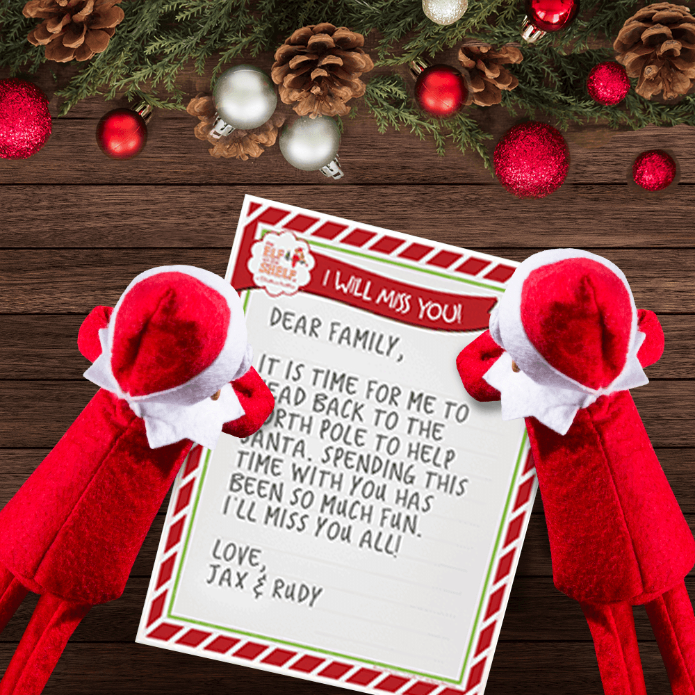 Download A Free, Printable Letter From Your Elf | The Elf On The Shelf for Goodbye Elf Letter Free Printable