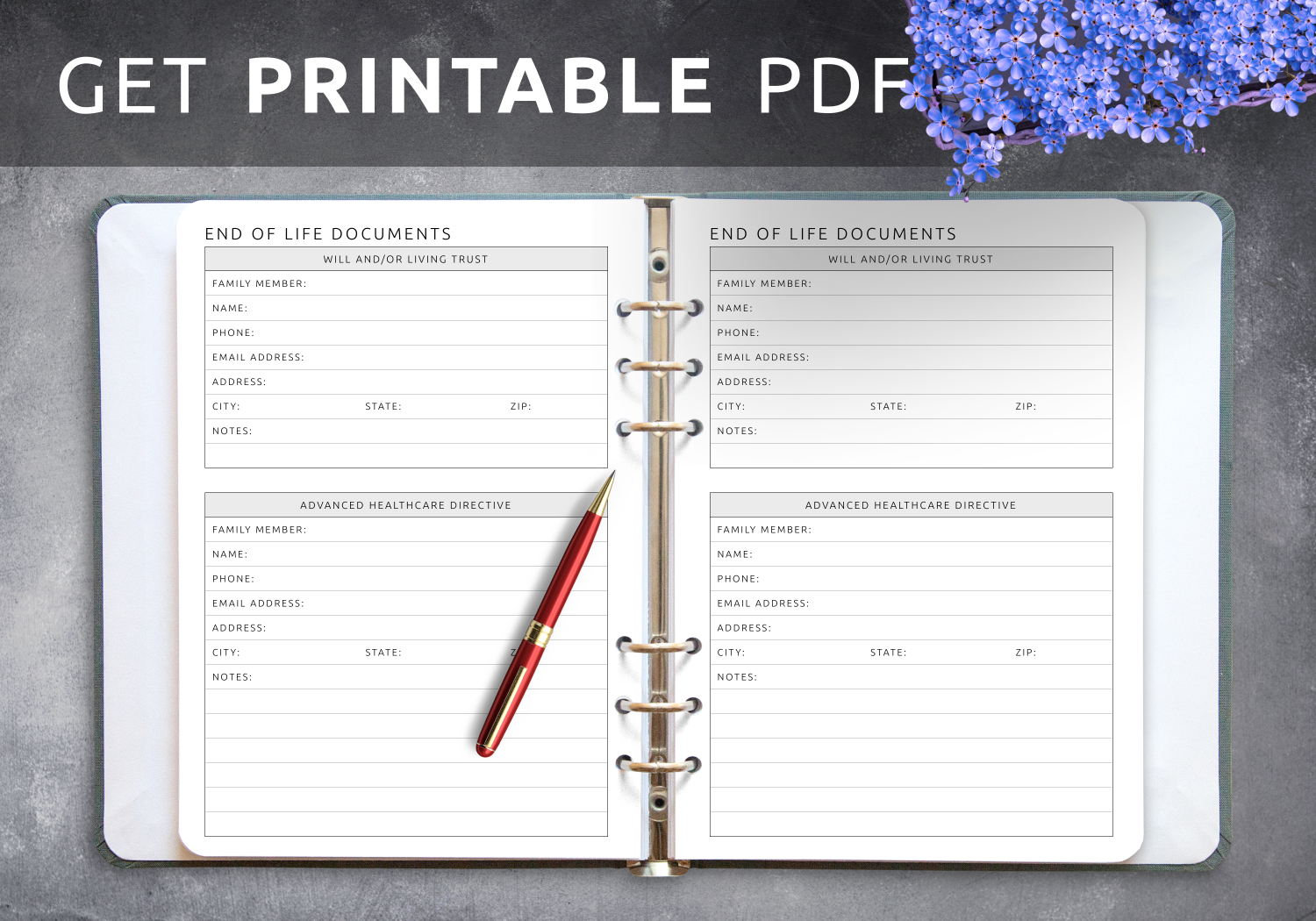 Download Printable End Of Life Documents Pdf for Free Printable End of Life Documents