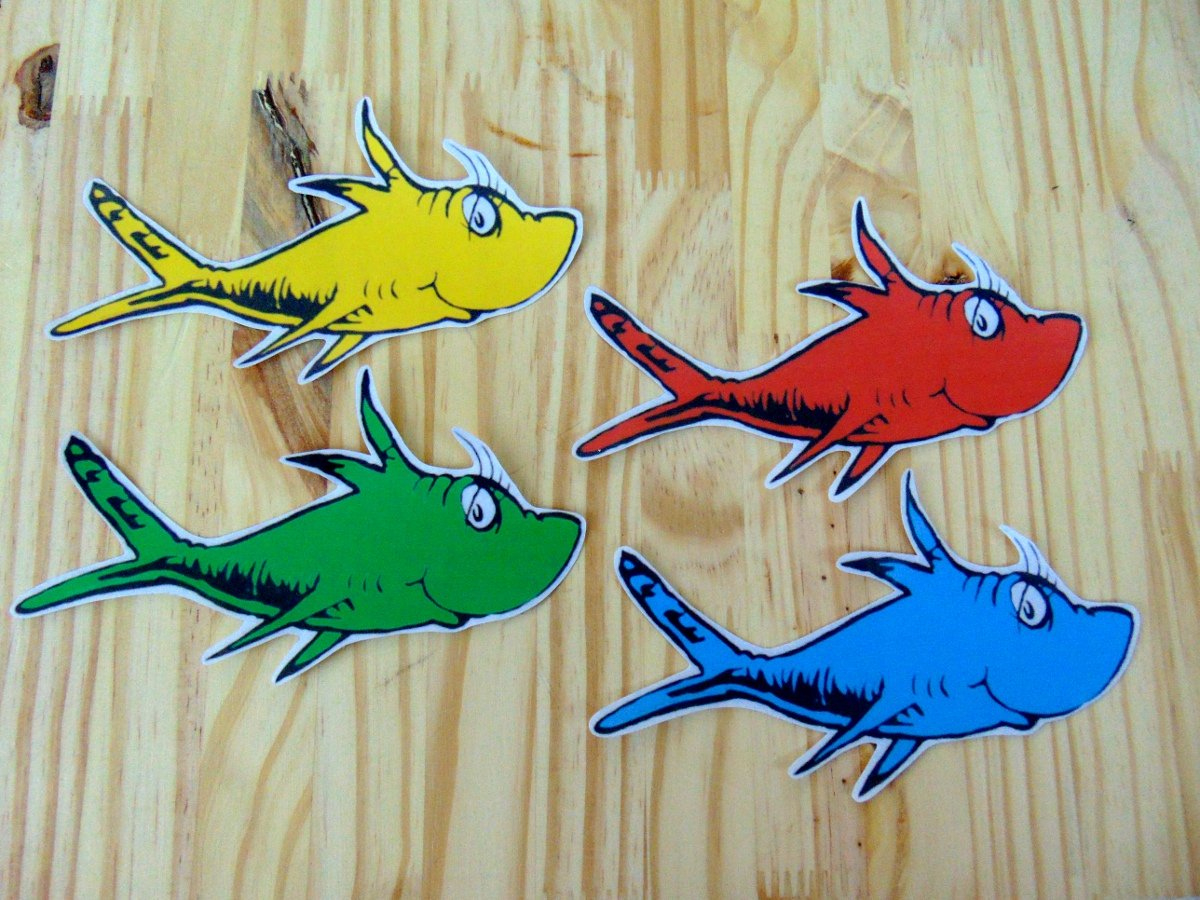 Dr. Seuss One Fish Two Fish Game With Printable Pieces - Jinxy Kids with regard to One Fish Two Fish Printable Images