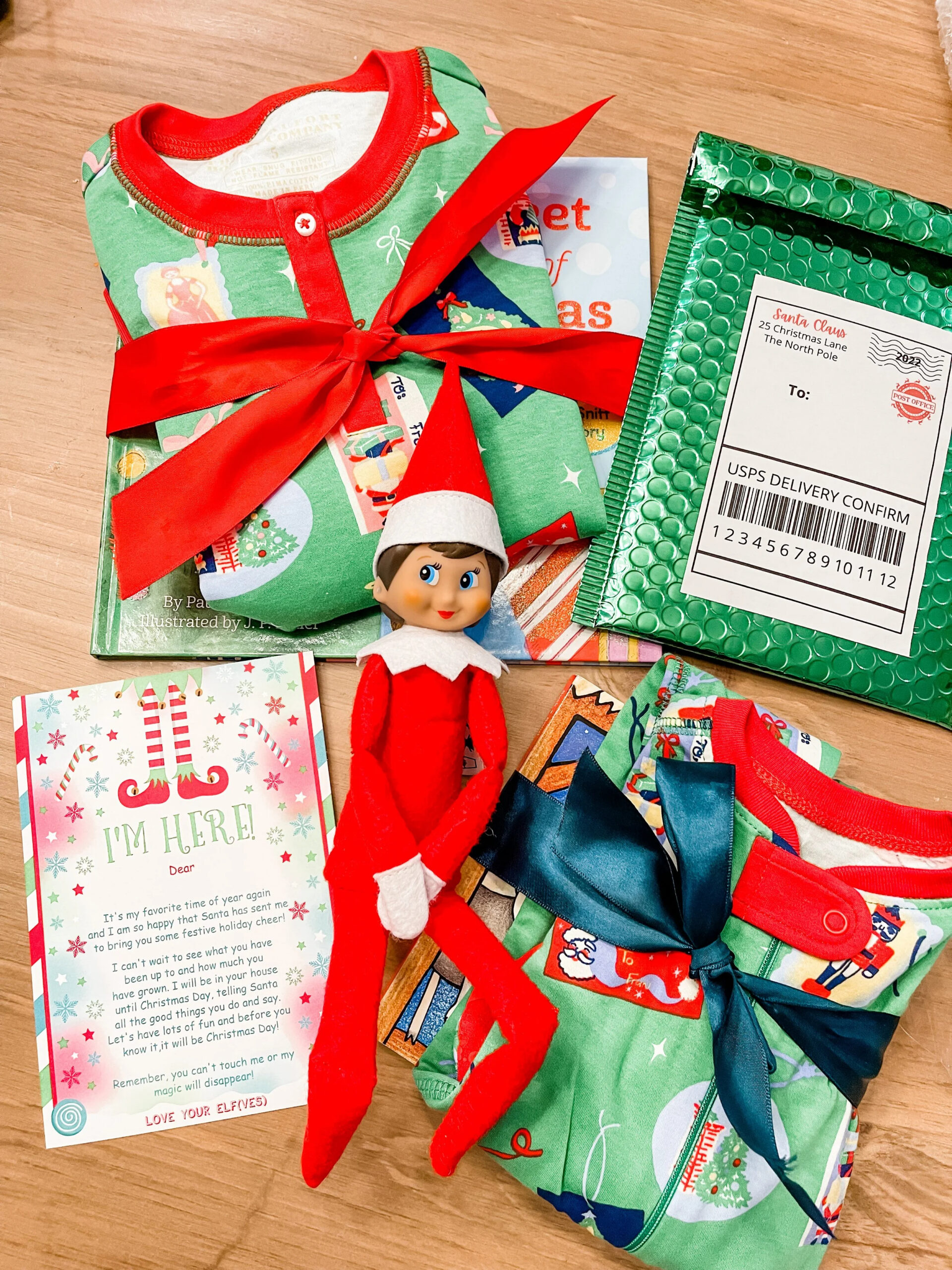 Elf On The Shelf Letters {2 Free Printables} — Sequins & Lipstick inside Free Printable Elf On The Shelf Pajamas Letter