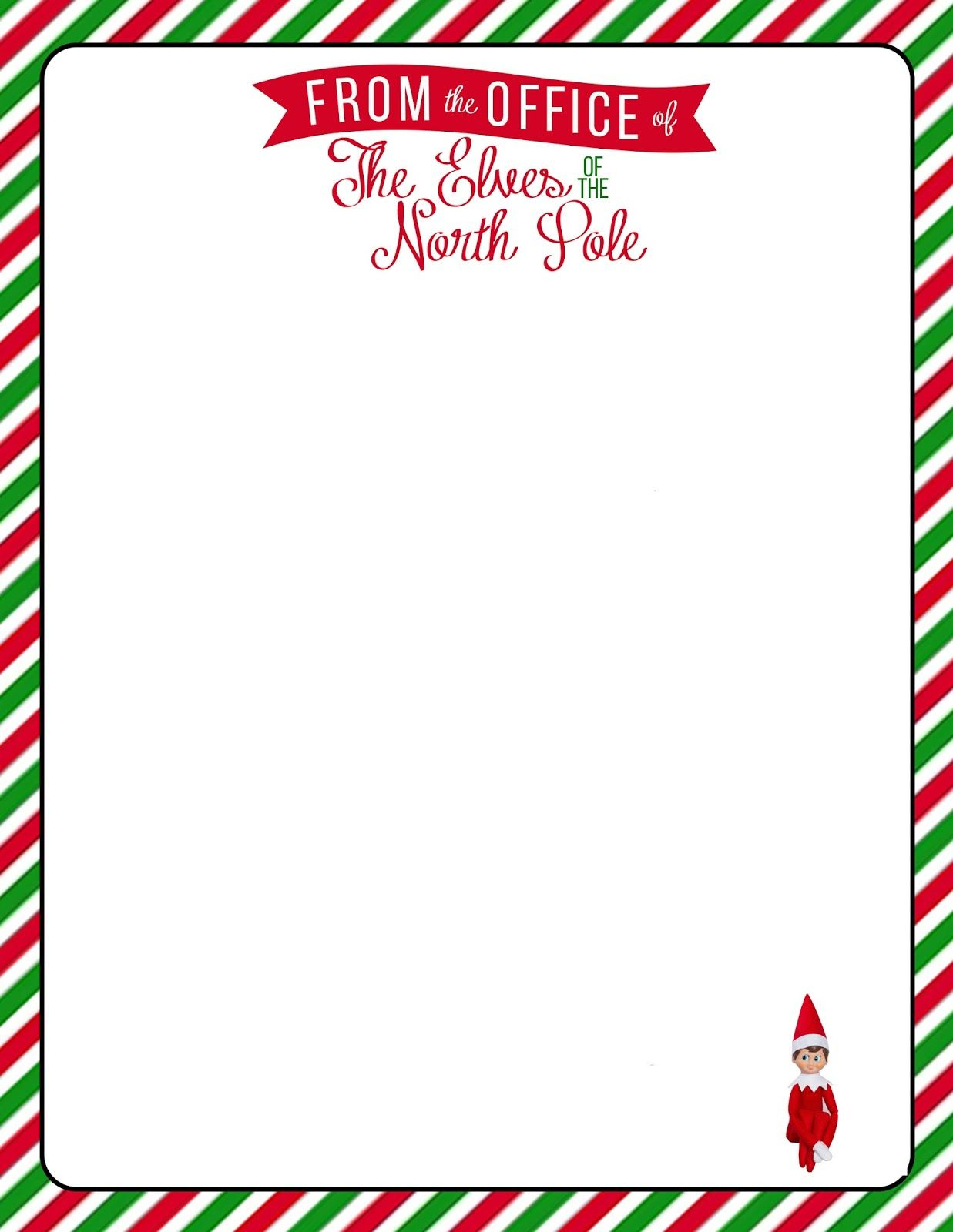 Elf On The Shelf} Welcome Letter With Free Printable in Free Printable Elf Letter Template