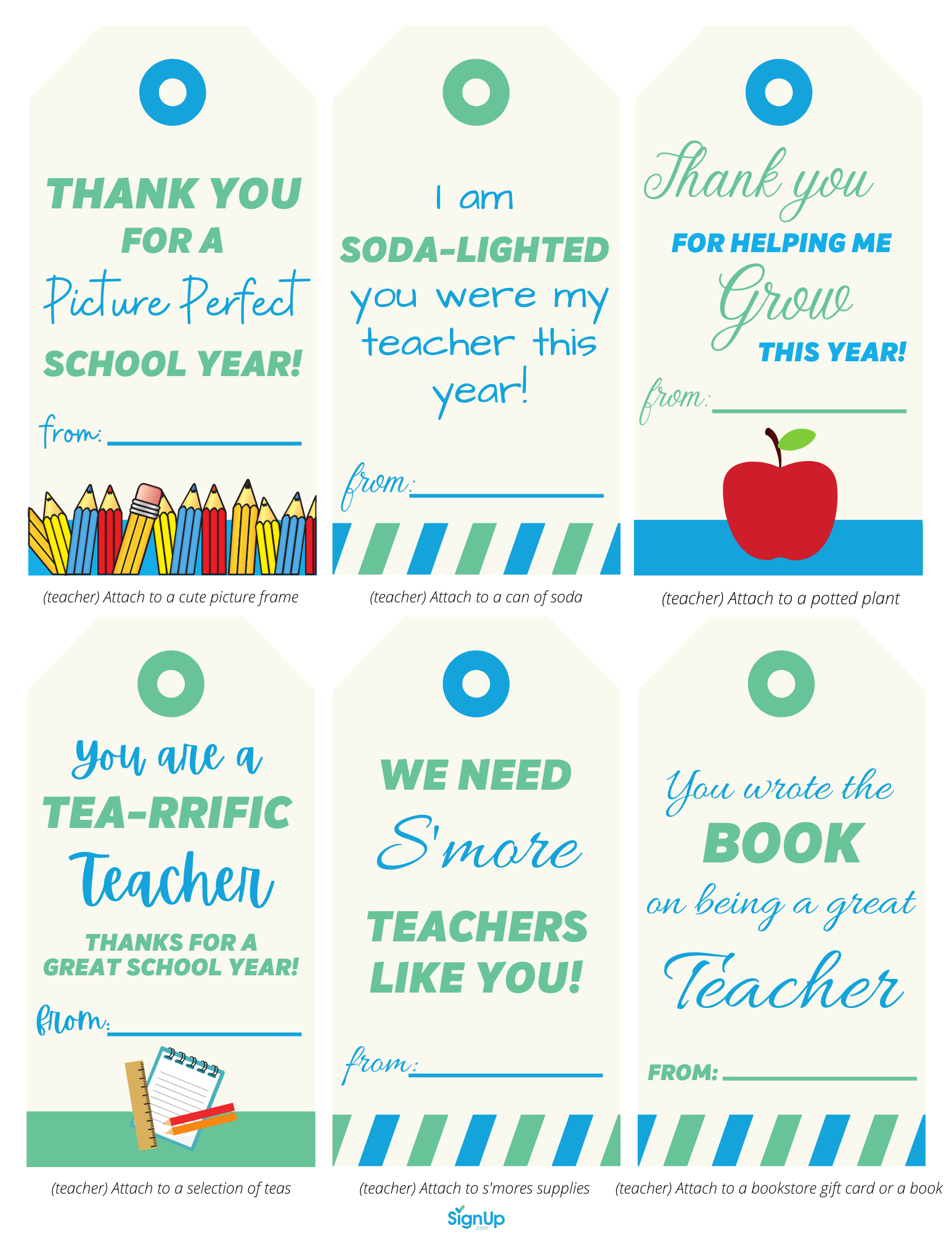 End Of Year Printable Thank You Notes | Signup within Printable Thank You Cards From Teachers