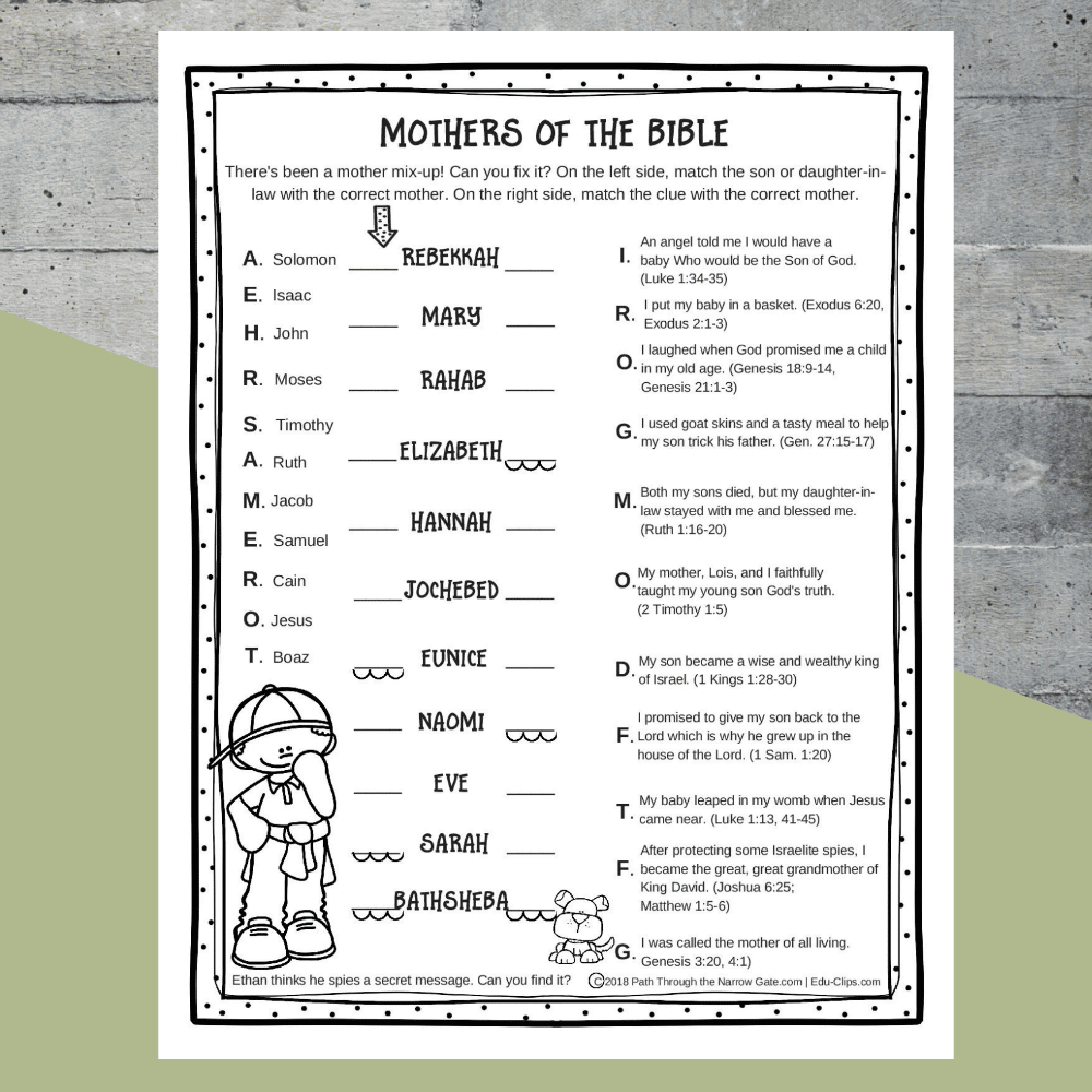 Engaging Printable Activity Sheets For Exploring Books Of The intended for Bible Activity Sheets Free Printable