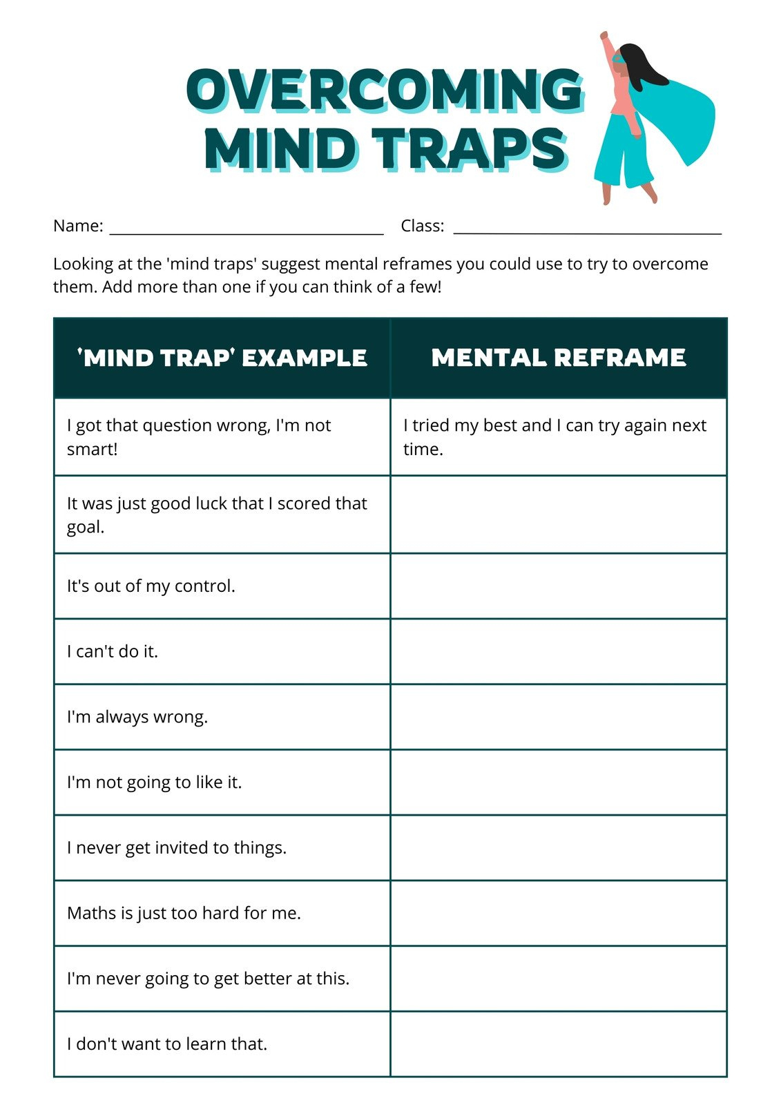 Free And Customizable Mental Health Templates within Free Printable Mental Health Worksheets For Adults