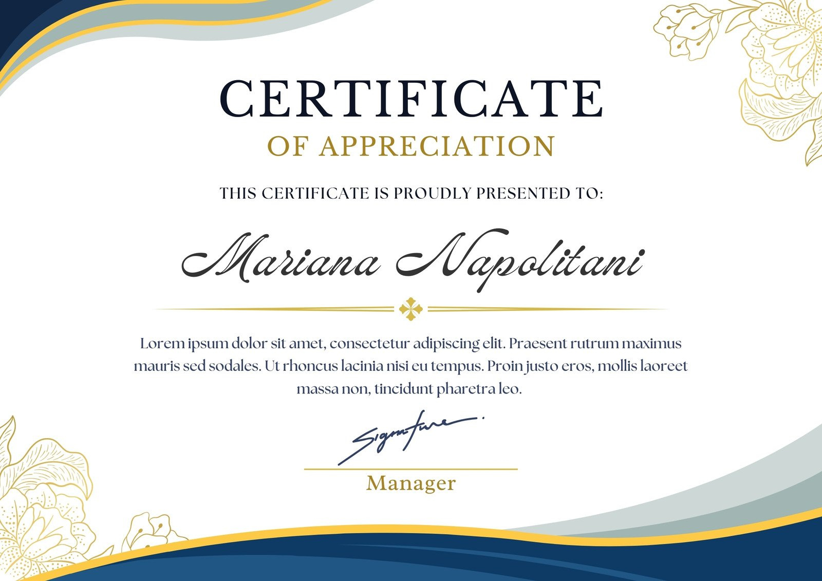 Free, Custom Printable Appreciation Certificate Templates | Canva intended for Free Printable Certificates of Appreciation