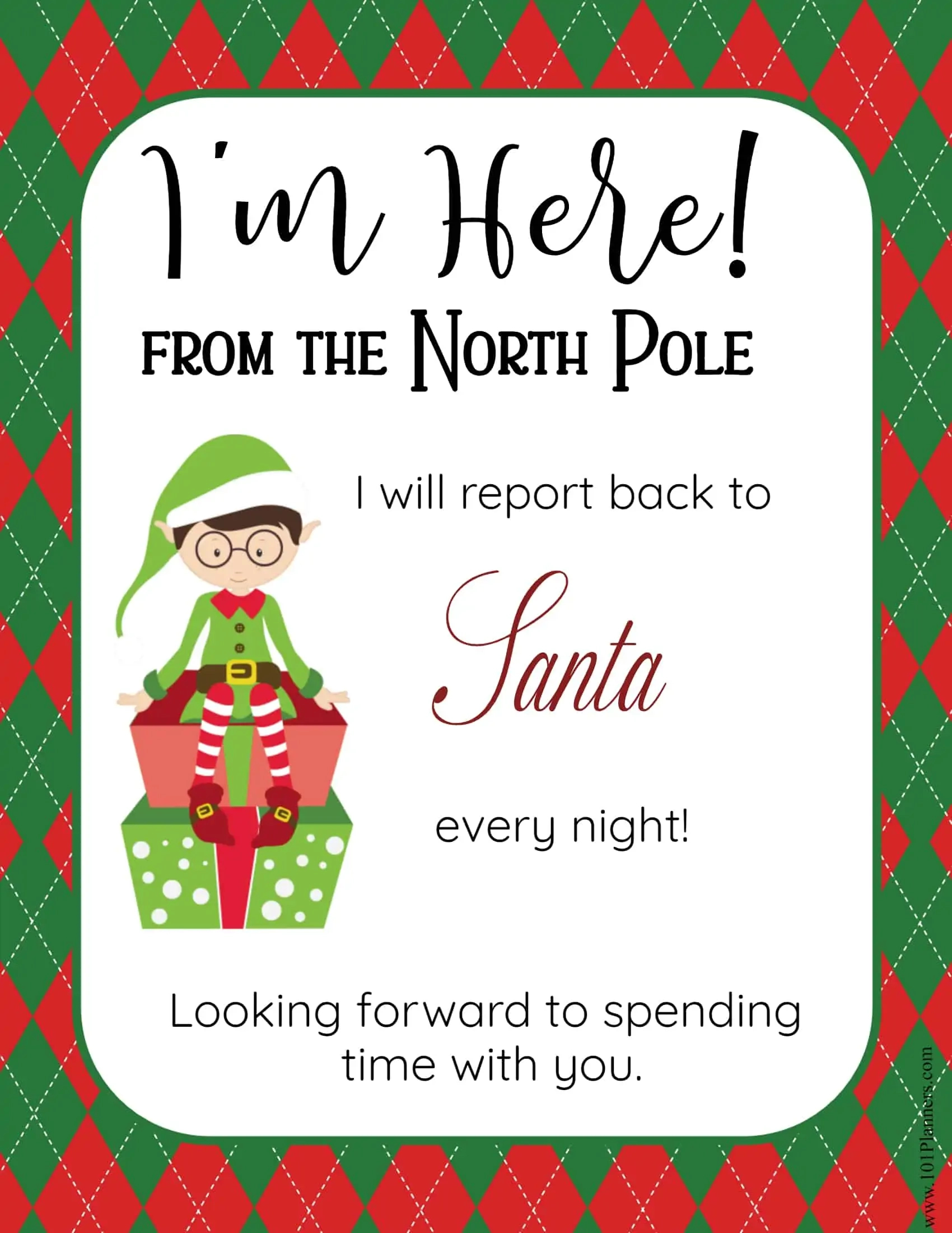 Free Editable Elf On The Shelf Letter Template & Elf Notes for Free Printable Elf Letter Template
