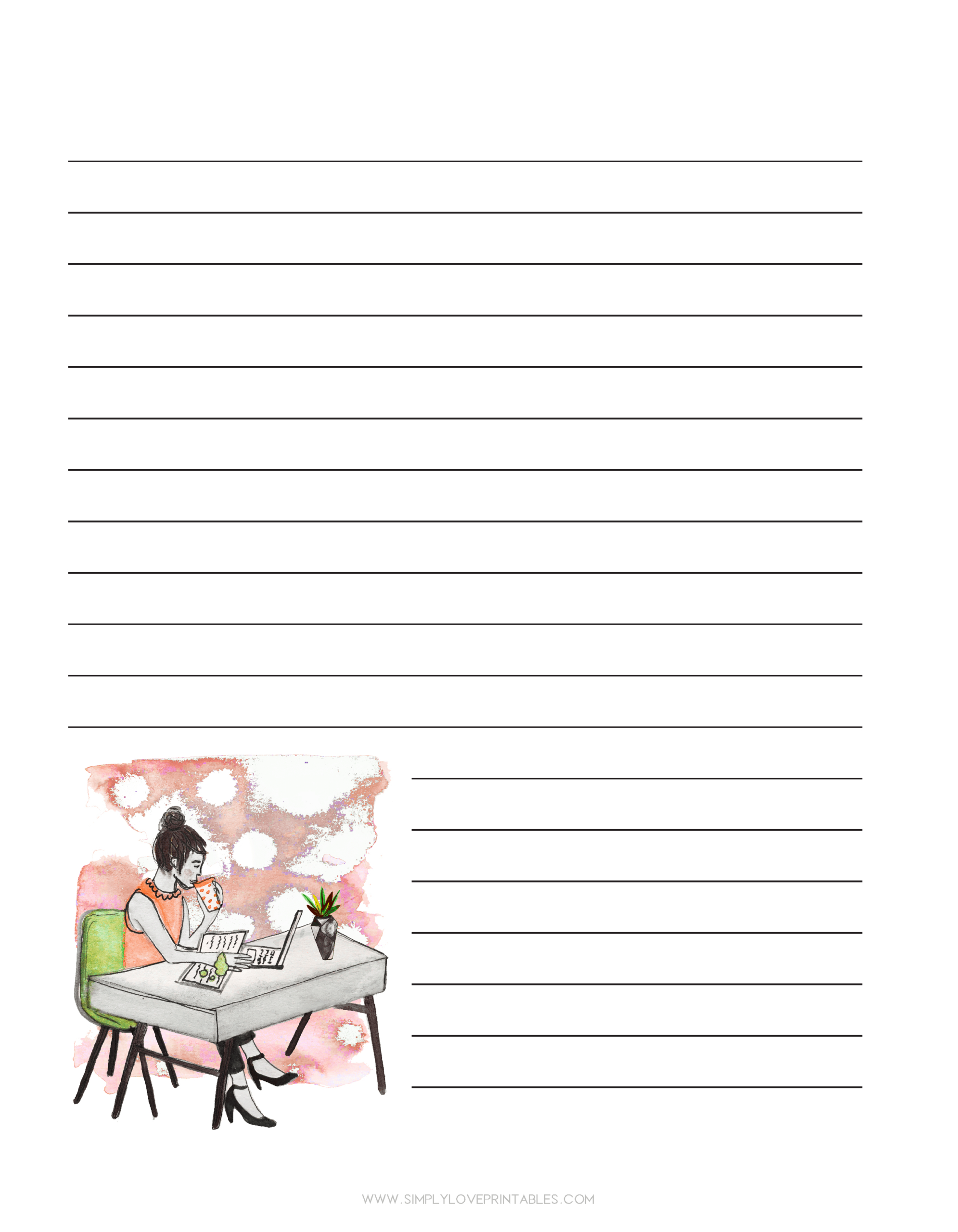 Free Journal Printable Pages - Simply Love Printables regarding Free Printable Journal Pages
