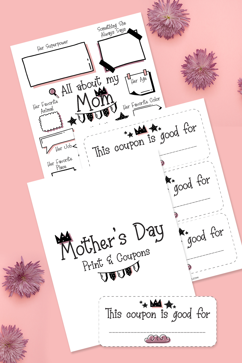Free Mother'S Day All About My Mom Printable - Leap Of Faith Crafting intended for Mother'S Day All About My Mom Printable