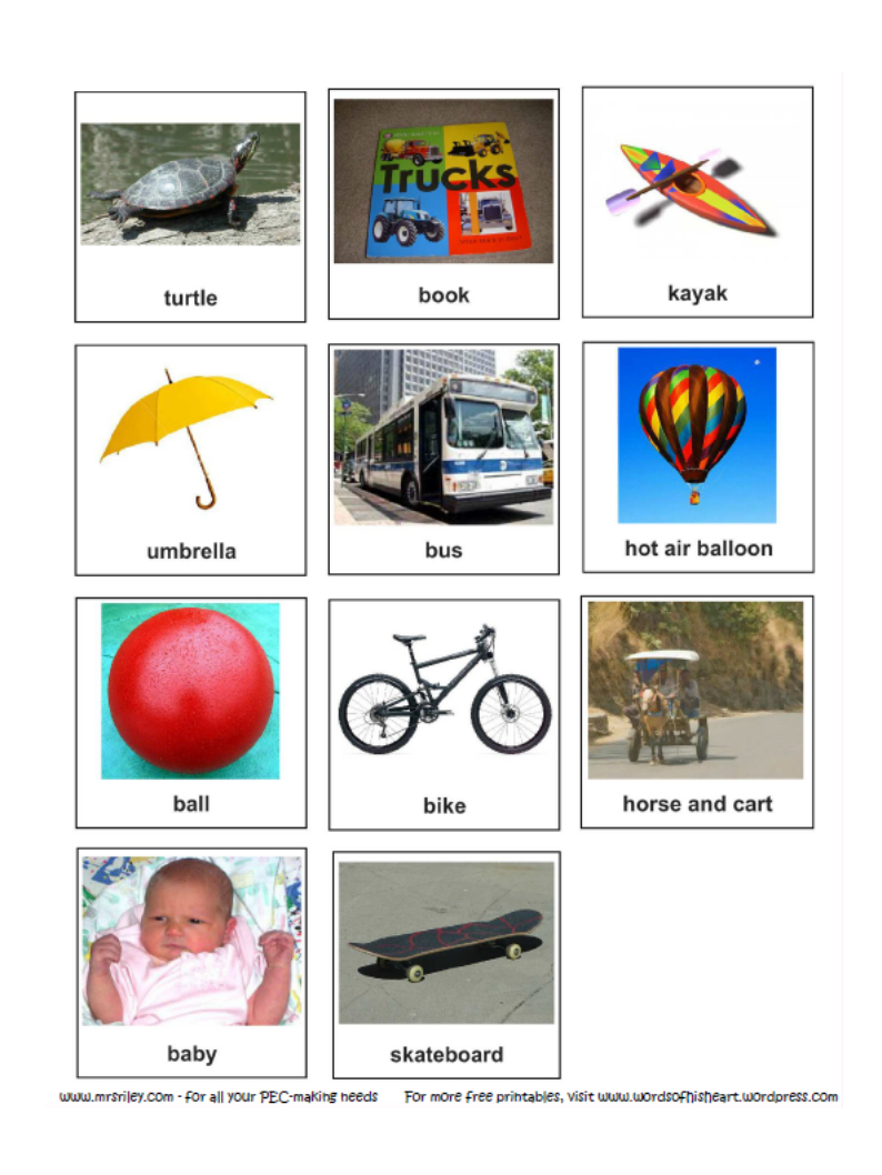 Free Pecs (Picture Cards) | Wordsofhisheart intended for Pdf Free Printable Pecs Pictures