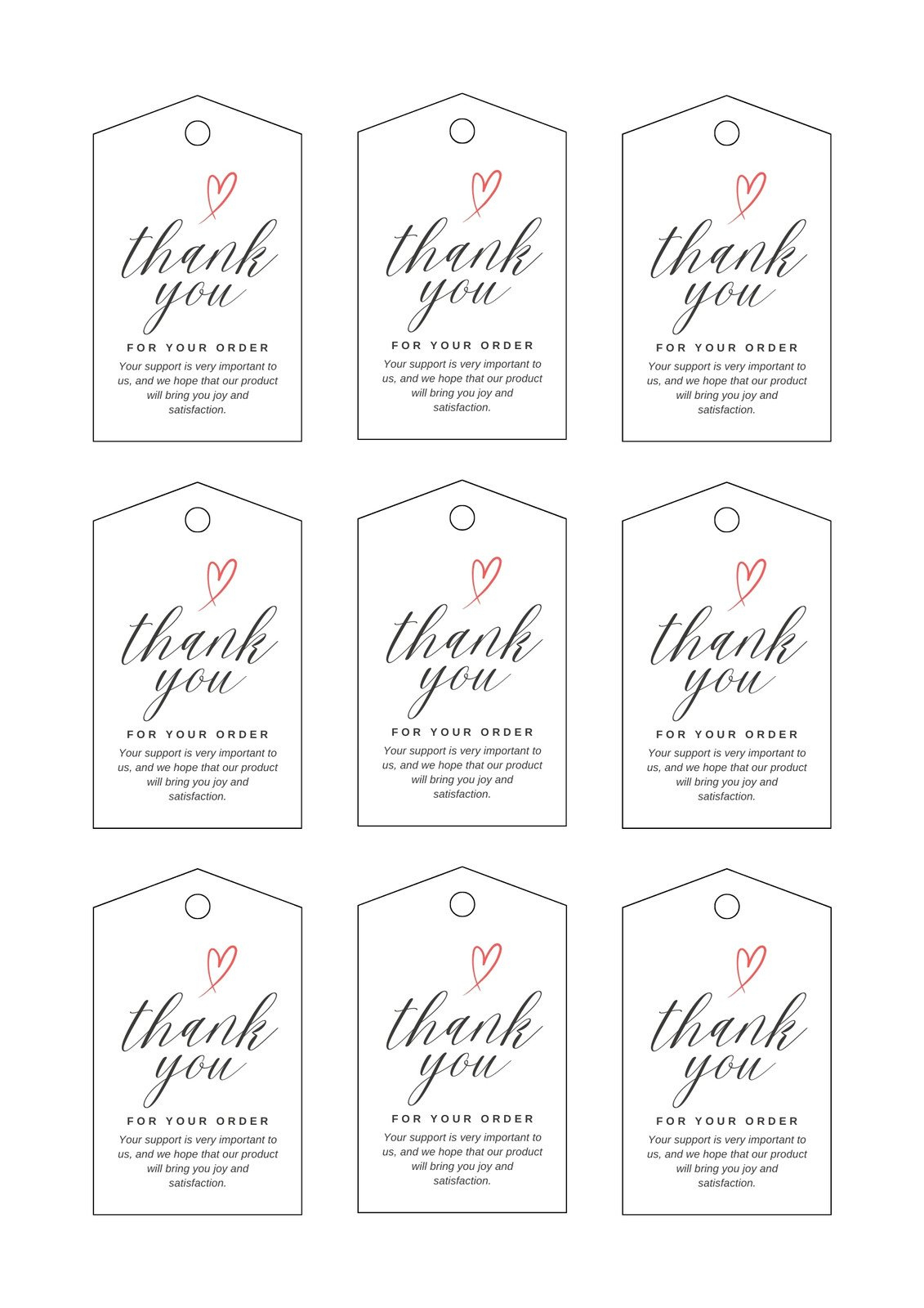 Free, Printable And Customizable Gift Tag Templates | Canva intended for Printable Name Tags For Presents