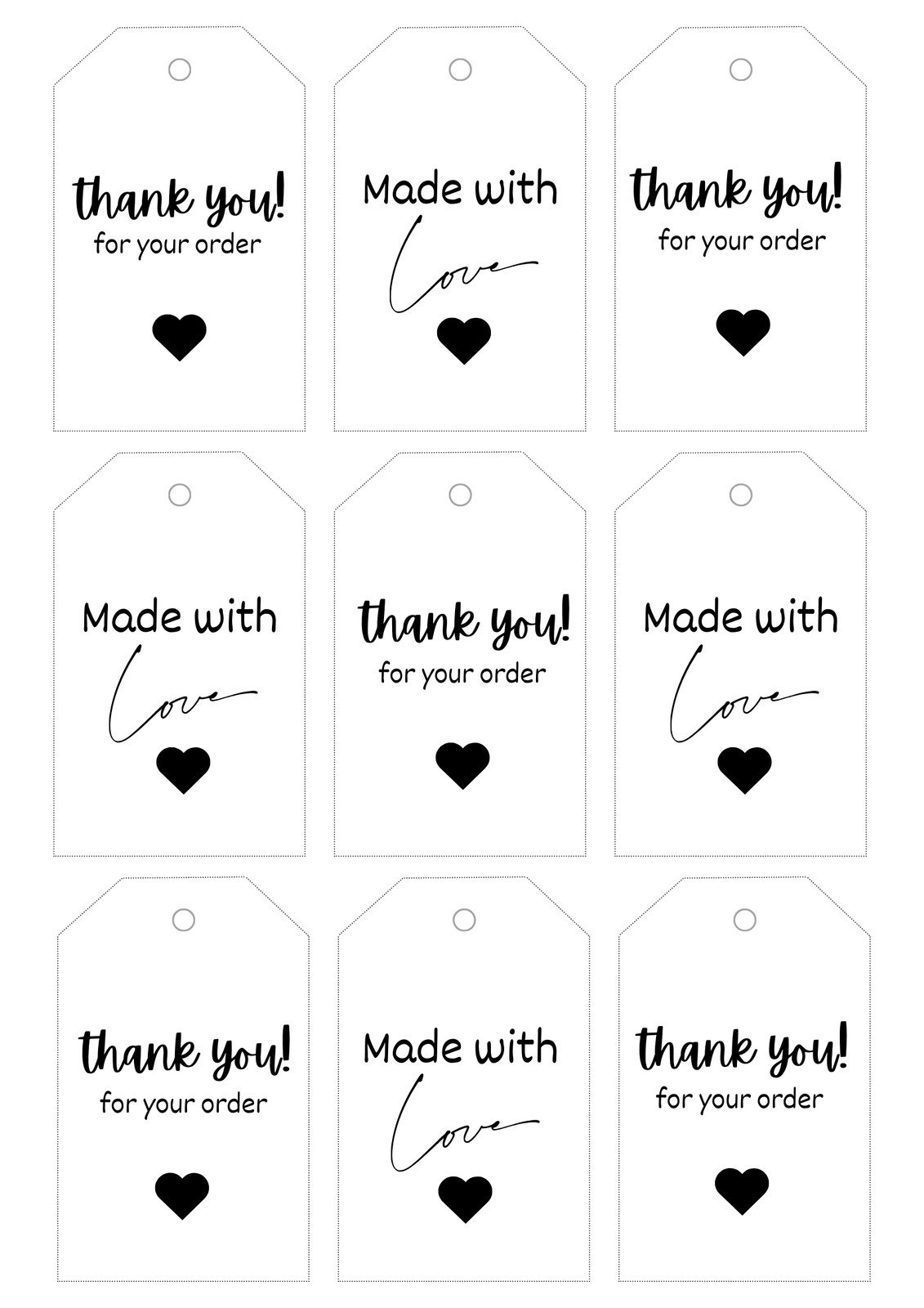 Free, Printable And Customizable Gift Tag Templates | Canva throughout Printable Name Tags For Presents