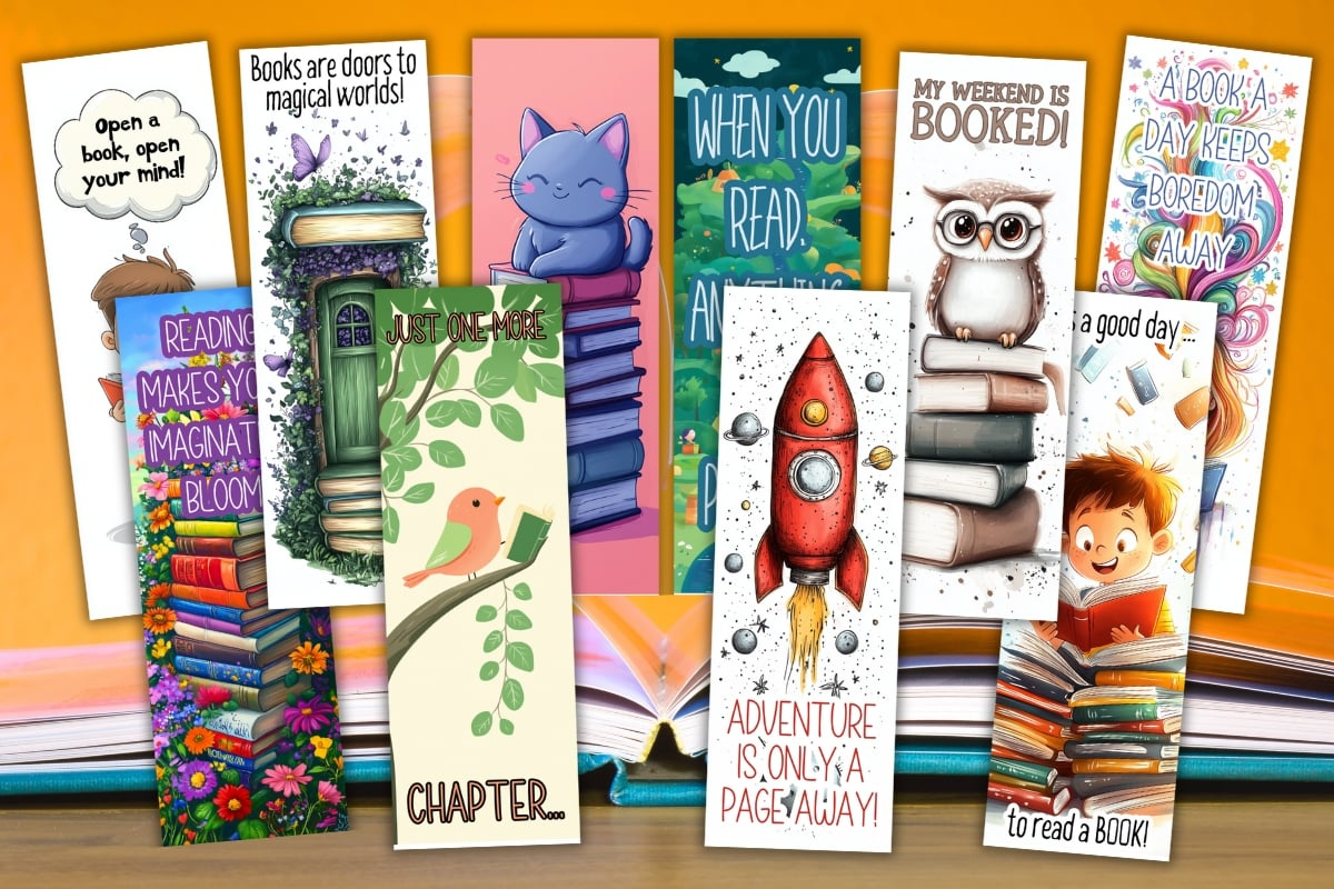 Free Printable Bookmarks in Free Printable Children'S Bookmarks