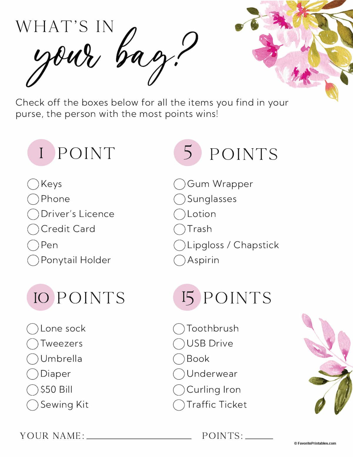 Free Printable Bridal Shower Games - Favorite Printables pertaining to Bridal Shower Games Printable Free