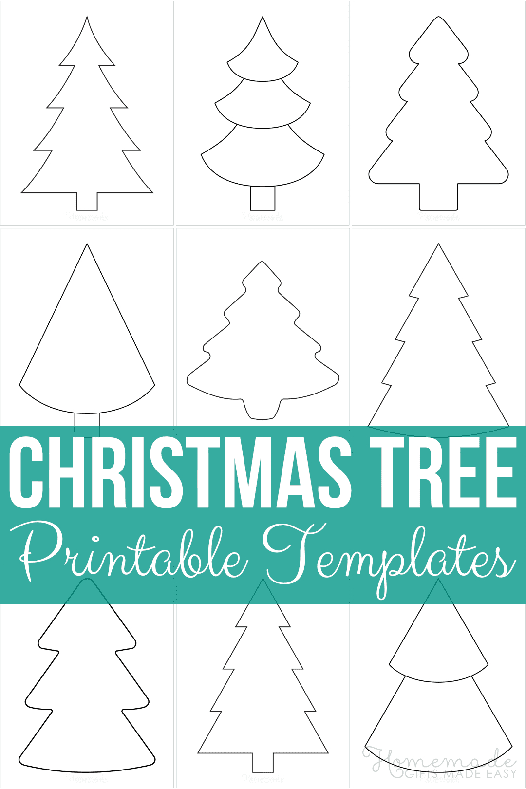 Free Printable Christmas Tree Templates And Outlines within Christmas Tree Printable Template Free