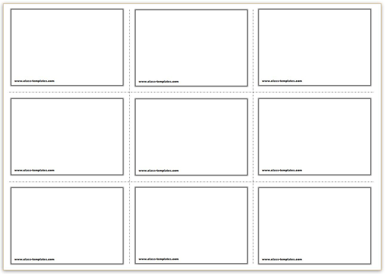 Free Printable Flash Cards Template within Free Printable Flash Cards Maker