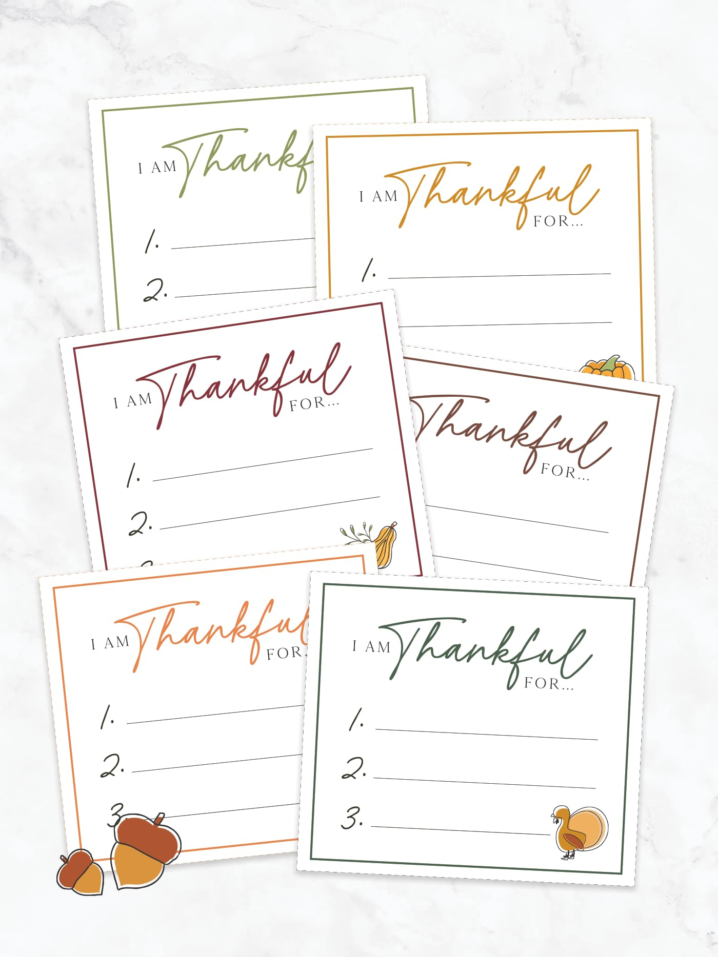 Free Printable I Am Thankful For Cards! - Favorite Printables with regard to Printable I Am Thankful For