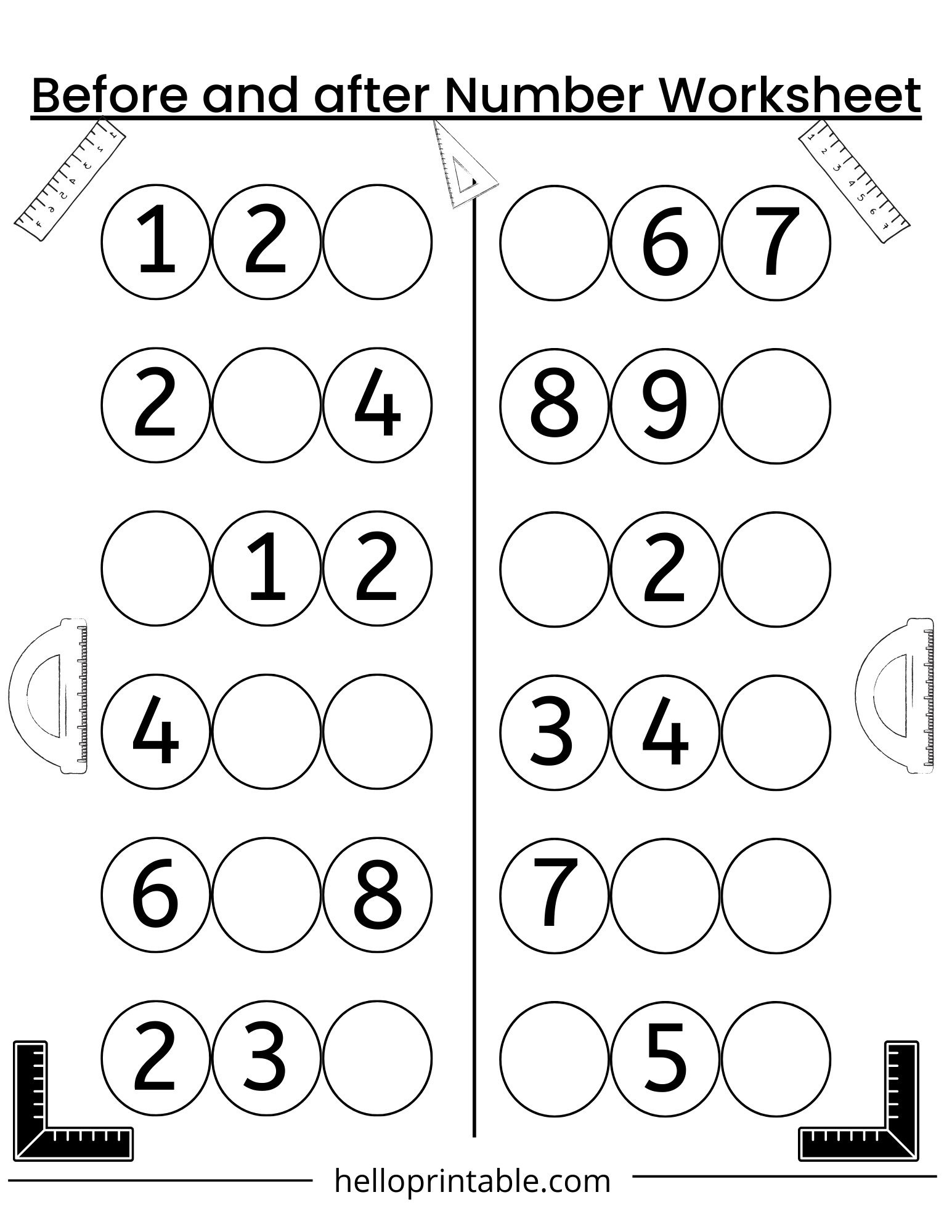 Free Printable Math Worksheets For Prek | Printable Worksheets with Free Printable Worksheets For Pre K