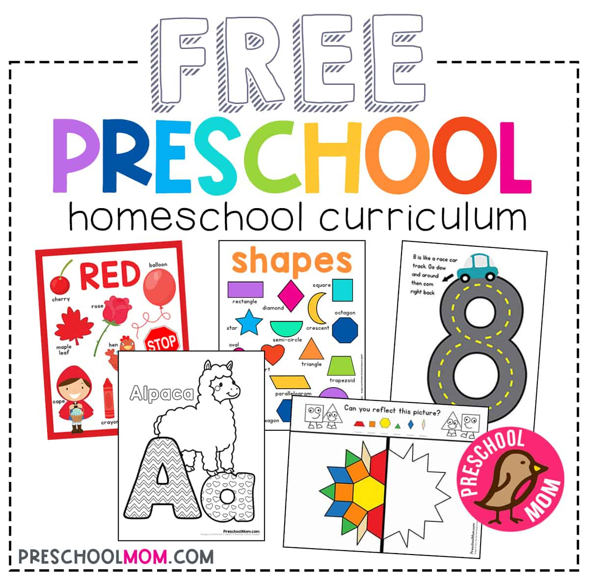 Free Printable Preschool Worksheets - Preschool Mom within Free Printable Worksheets For Pre K