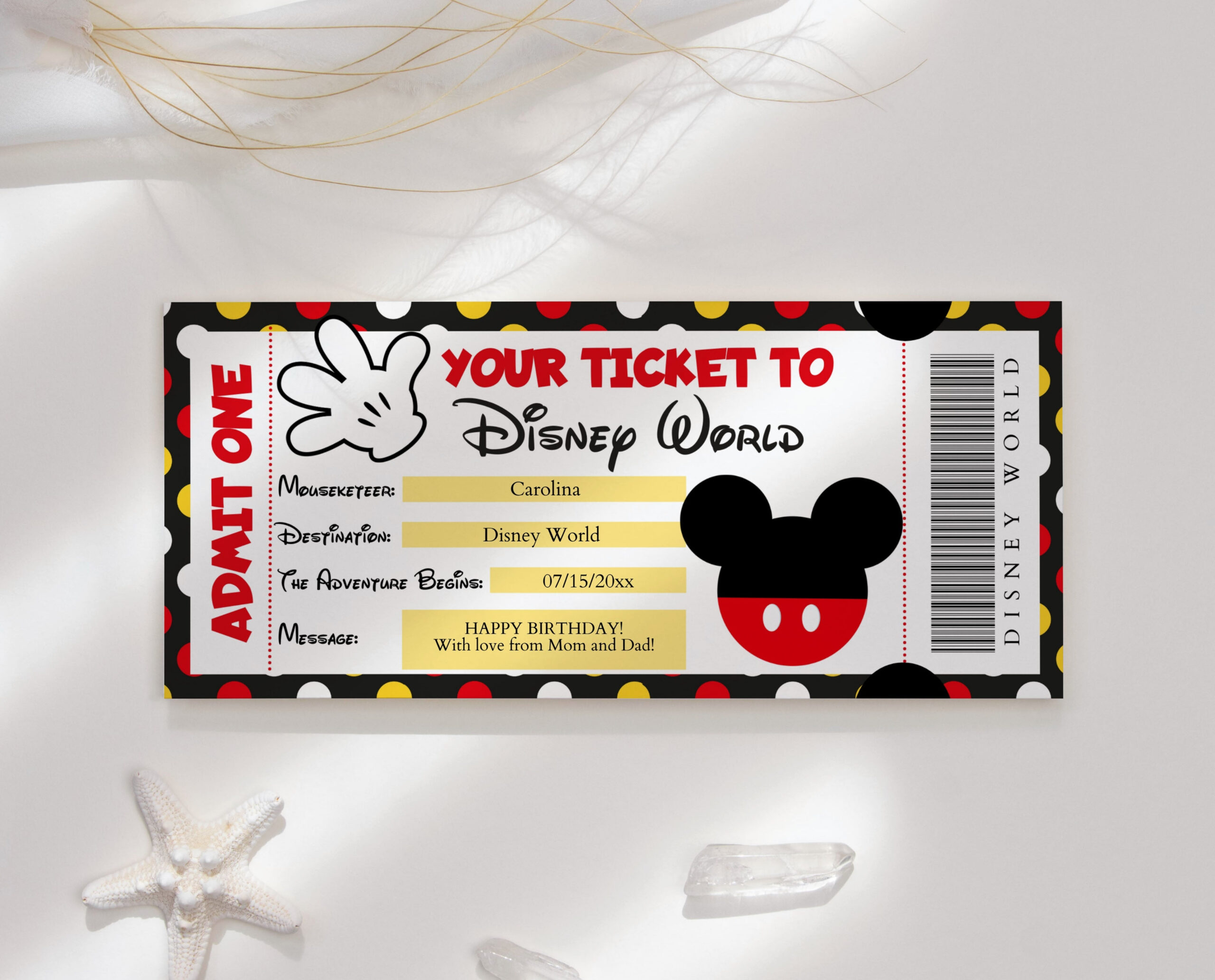 Free Printable Surprise Disney On Ice Tickets - Printable Party Favors regarding Free Printable Surprise Disney Tickets