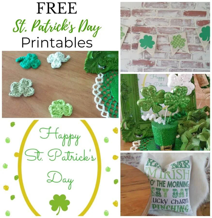 Free St. Patrick'S Day Printables - Little Vintage Cottage within St Patrick'S Day Craft Printable