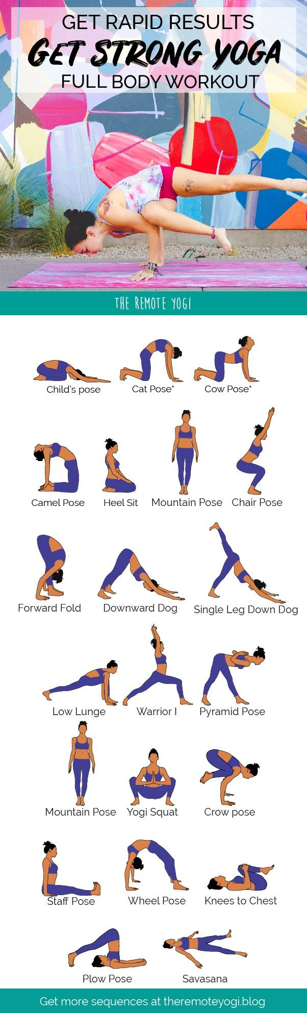 Full Body Yoga Workout – Free Printable Pdf with regard to Pdf Printable Yoga Poses Chart