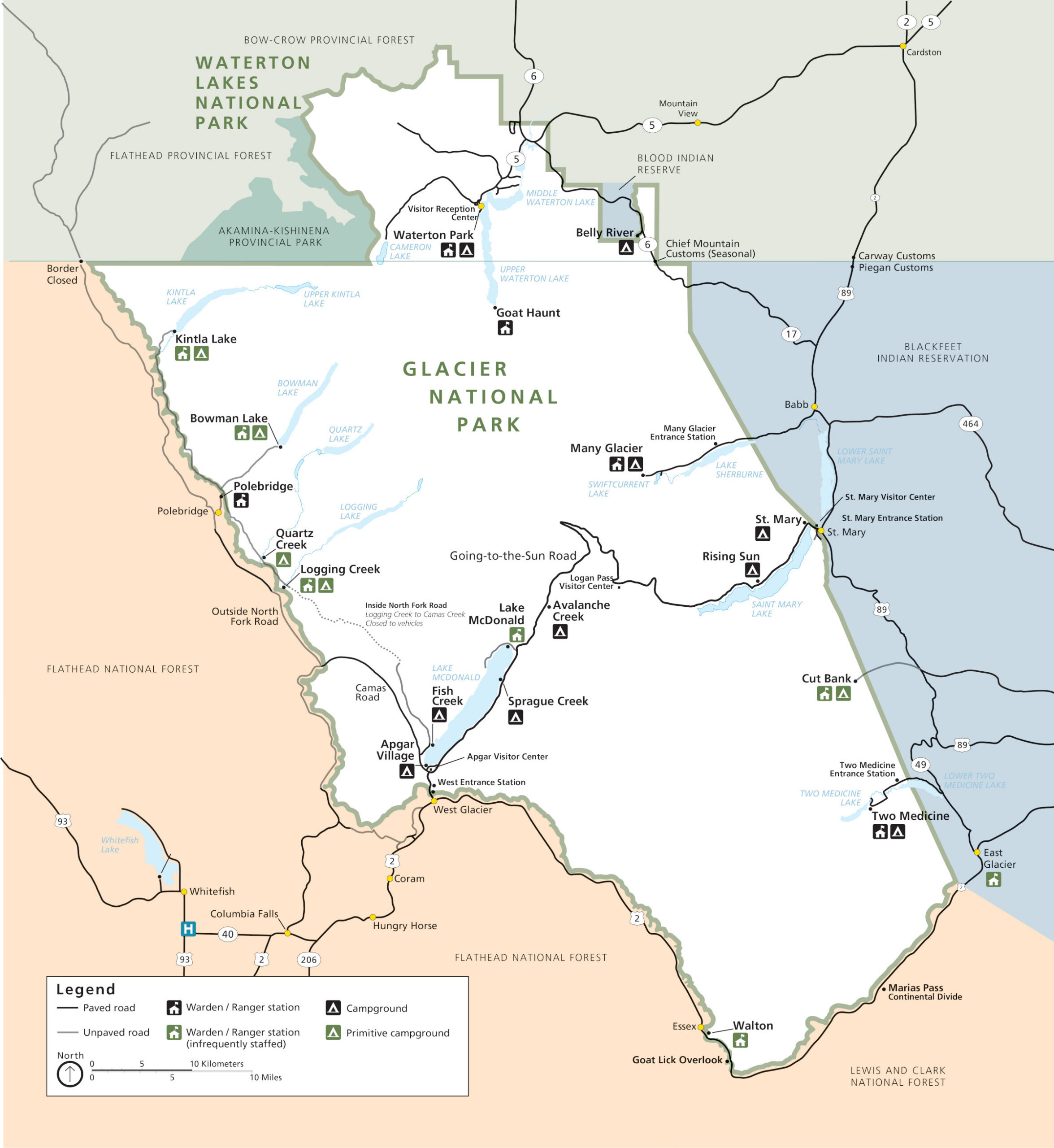 Glacier Maps | Npmaps: Free National Park Maps regarding Printable Glacier National Park Map