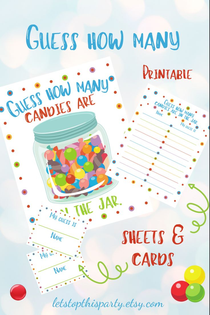 Guess How Many Candies Are In The Jar, Guess How Many intended for Free Printable Guess How Many Sweets in the Jar Template