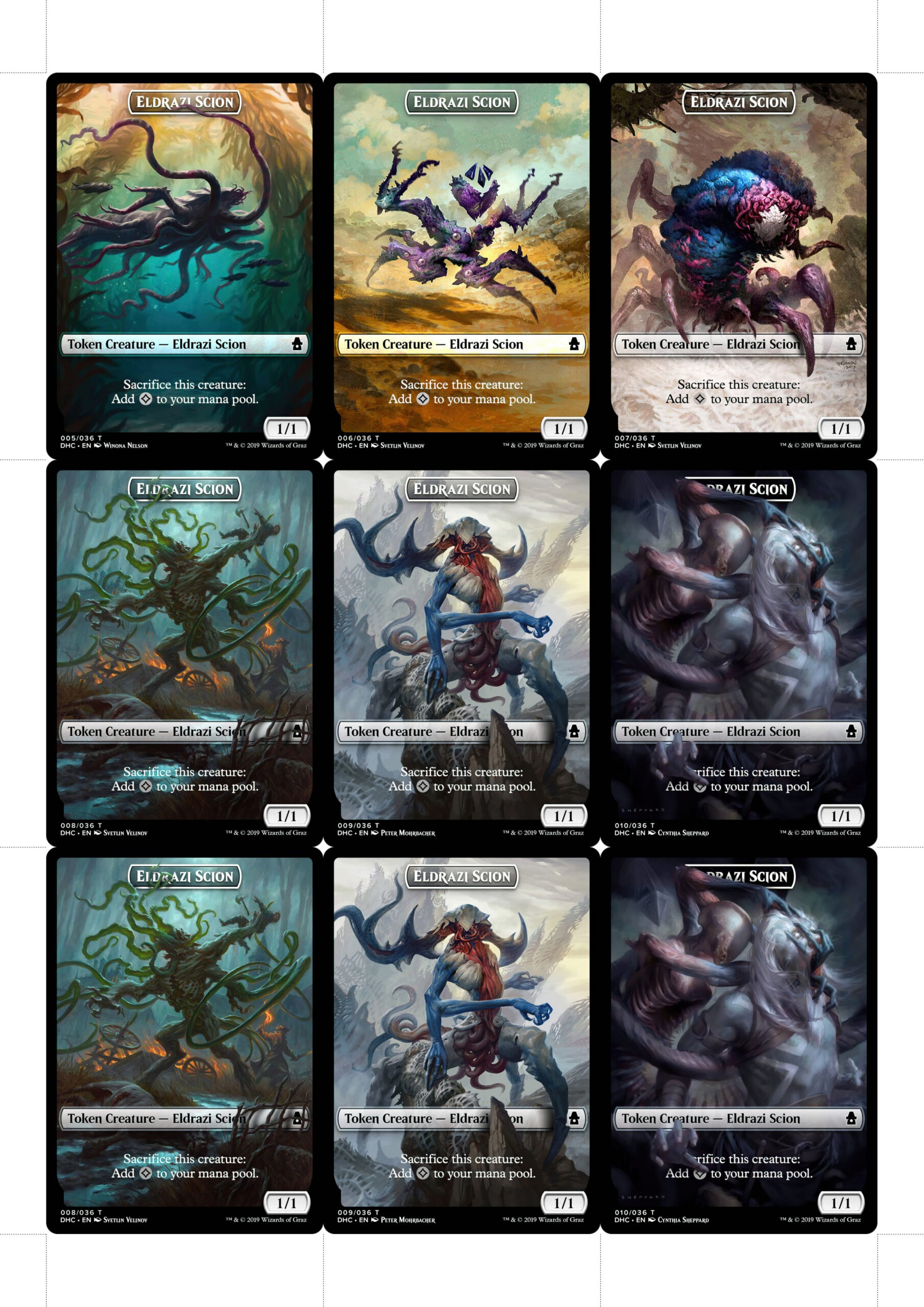 Help With Mtg Tokens | Boardgamegeek throughout Magic The Gathering Tokens Printable