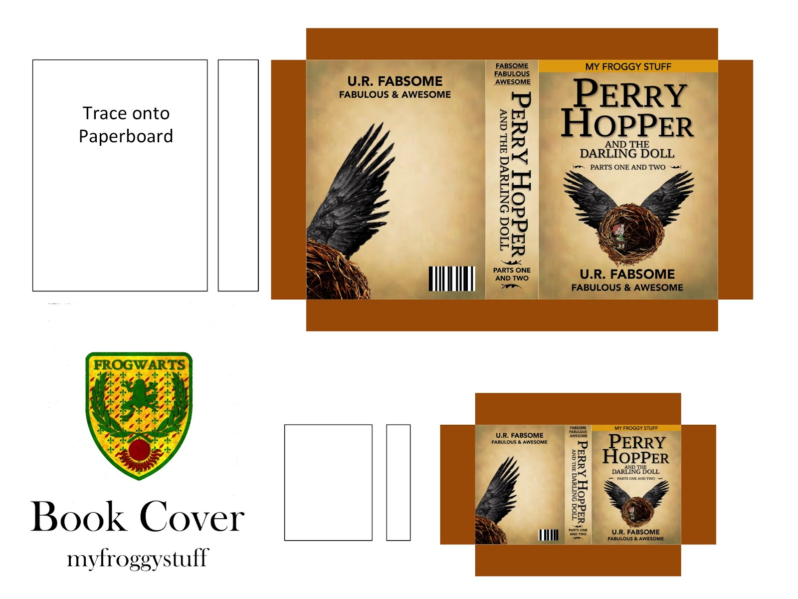 How To Make A Miniature Harry Potter Book For Dolls : Free Printables intended for My Froggy Stuff Printables Books